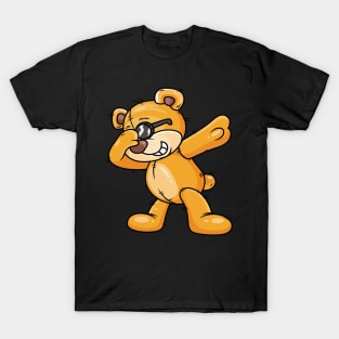 Funny Dabbing Bear Dab-Dance Cartoon Animals T-Shirt